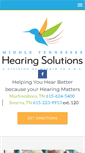 Mobile Screenshot of hearingmatters.org